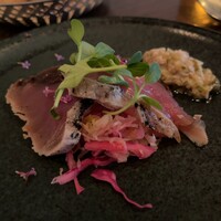 coci - カツオのたたきのカルパッチョ、トースト付き。うまい！