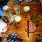 自由が丘牛タンいろ葉 - まずは乾杯〜♬