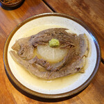 自由が丘牛タンいろ葉 - 大根がほどよい塩梅で・・