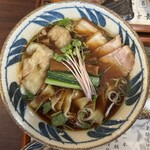 中華そば 鴨福 - 特製中華そば　醤油　上から