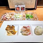 蕎麦屋 にこら - 料理6品盛り合わせ