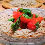 蕎麦屋 にこら - フルーツトマトそば