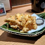 蕎麦屋 にこら - 煮穴子の天ぷら