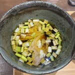 Ramen みず菜 - つけ汁の味が凄く濃い目