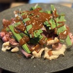 もつきむ - 元祖 もつ焼き：色んな部位が入ってて嬉しい♪