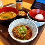 すき家 - 料理写真:牛たま朝食並　420円