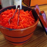 ちゃんぽん 一鶴 - 紅生姜