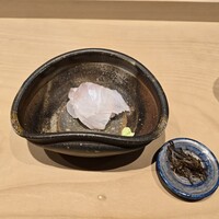 寿司つばさ - 刺身　クエ　塩こぶ