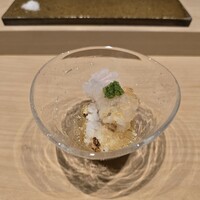 寿司つばさ - 鱧の焼霜造り