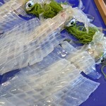 玄海いか舟処　海舟 - 新鮮なので身が透明⋯