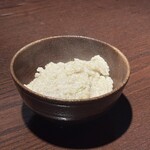 蕎麦と酒処 きくち - 粗びきそばがき(ハーフサイズ)  