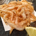 金沢まいもん寿司 珠姫 - 白えび素揚げ