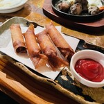 BISTRO三十五段屋 - チョリソーの春巻き