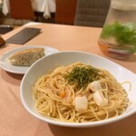 ドルチェヴィータ - たらこパスタ（焼き立てフォカッチャ・スープ付き/パスタ大盛り無料）