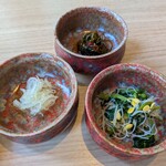 中国料理 代沢 金威 - 小鉢は5種類の中から選べます♪