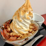 麻布茶房 - 料理写真:金時豆のクリームみつ豆