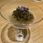 鮨しのぶ - もずく酢