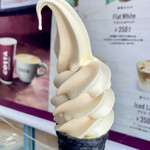 柏木牧場 - 白桃ミックスソフト380円