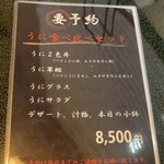 寿し処かきた - メニュー