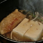 祖谷美人 - 岩豆腐とおあげの炊いたん