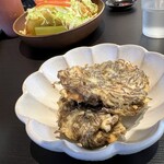 沖縄タコス くくるる 福岡川崎町店 - もずく天ぷら