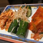 米沢牛・焼肉 さかの - キムチ盛り合わせ