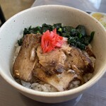 檜食堂 - ハーフチャーシュー丼