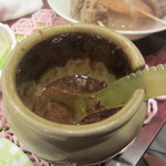 鳥将 - 自家製の辛みそをおでんに・・・