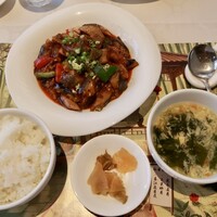 China Four Seasons - 日替わりランチ 麻婆茄子