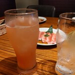 みなとみらいde 焼肉 DOURAKU - ブラッドオレンジサワー