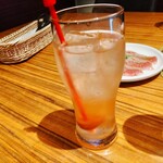 みなとみらいde 焼肉 DOURAKU - 梅干しサワー