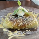 トラットリア・築地パラディーゾ - ピスタチオのデザート　クレーマ　ディ　カタラーナ