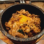 米沢牛炭火焼肉 上杉 - 石焼カルビビビンバクーポンランチ(1100円)　※期間限定メニューのため、現在食べられません