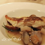 レストラン ベレコ - 真鯛のグリル　魚介のスープかけ