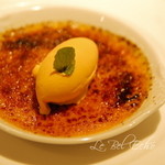 レストラン ベレコ - 赤ピーマンのクリームブリュレ