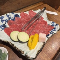 和牛料理 要 - 名物黒毛和牛石焼70ｇ