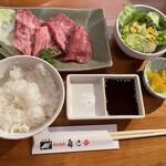 炭火焼肉 森辻亭 - 料理写真:Bランチ　カルビ、ロース、タン