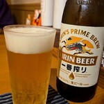 別館 すが井 - 瓶ビール