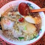 中華そば 初代 梵天丸 - 梵天丸中華　ラッキーナンバーが当たると味玉プレゼント