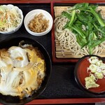 さくら家 - 料理写真:もり蕎麦カツ丼セット1350円