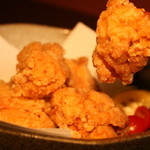 Fried young chicken thigh