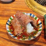 SATOブリアン七番 - ポン酢でいただきます