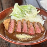 珊瑚礁 本店 - ビーフカツカレー