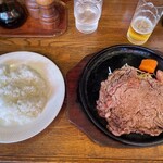 ステーキ屋ひろ - ランチステーキ1.5