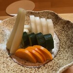 季節料理 よし野 - ぬか漬け