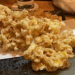 季節料理 よし野 - トウモロコシのかき揚げ
