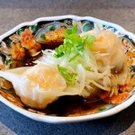 福神来々 - 海老ワンタの香味醤油