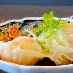 福神来々 - 海老ワンタンの香味醤油