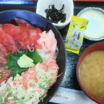 漁師料理たてやま - 三崎まぐろづくし丼セット