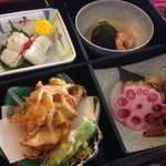 明智カントリー倶楽部ひるかわゴルフ場 - ひるかわ弁当 おかず